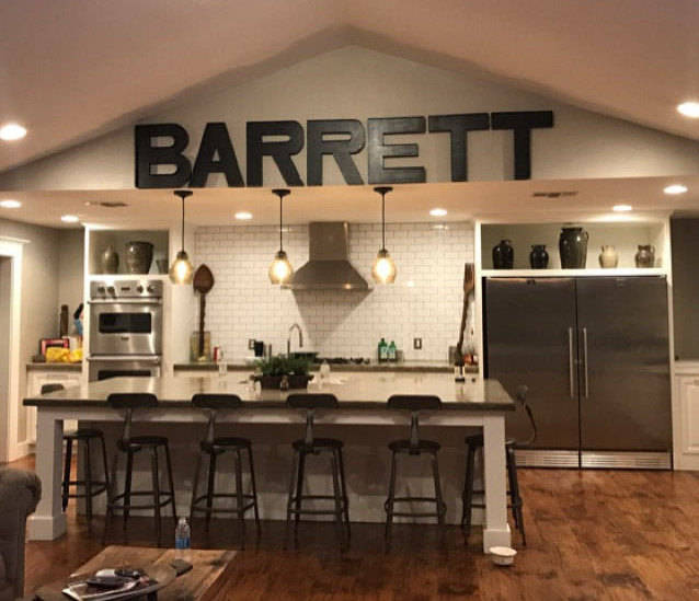 18 Metal Letters-Industrial Metal Letters A to Z-Wall | Etsy