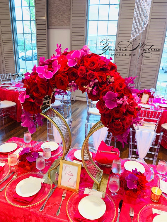 Metal Wedding Arch 32 Wedding Arch Table Decor Arch Etsy