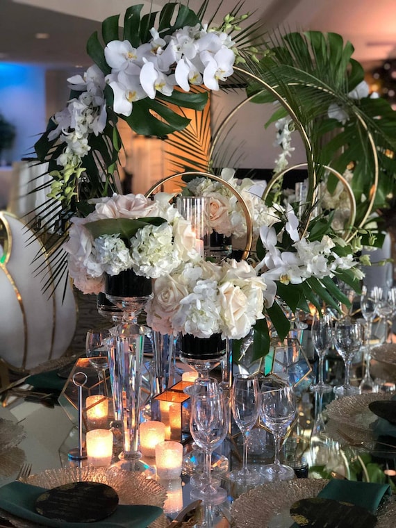Wedding Arch 24 Round Metal Arch Wedding Decor Round Etsy