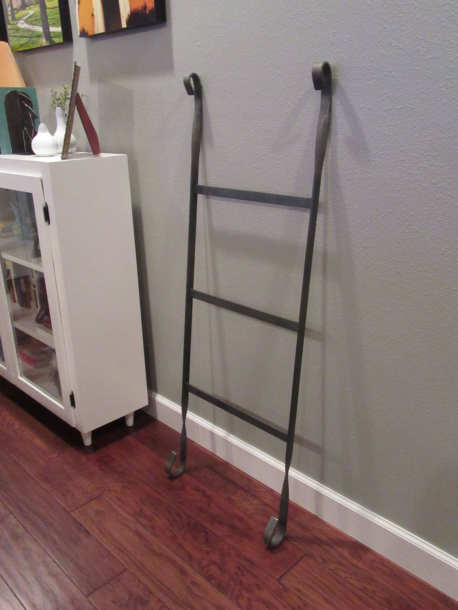 Handmade Metal Blanket Ladder Decorative 6' Laddersolid Etsy