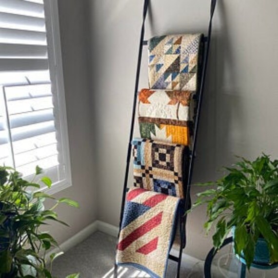 Metal Display Ladder Blanket Ladder Custom Handmade Decorative Etsy