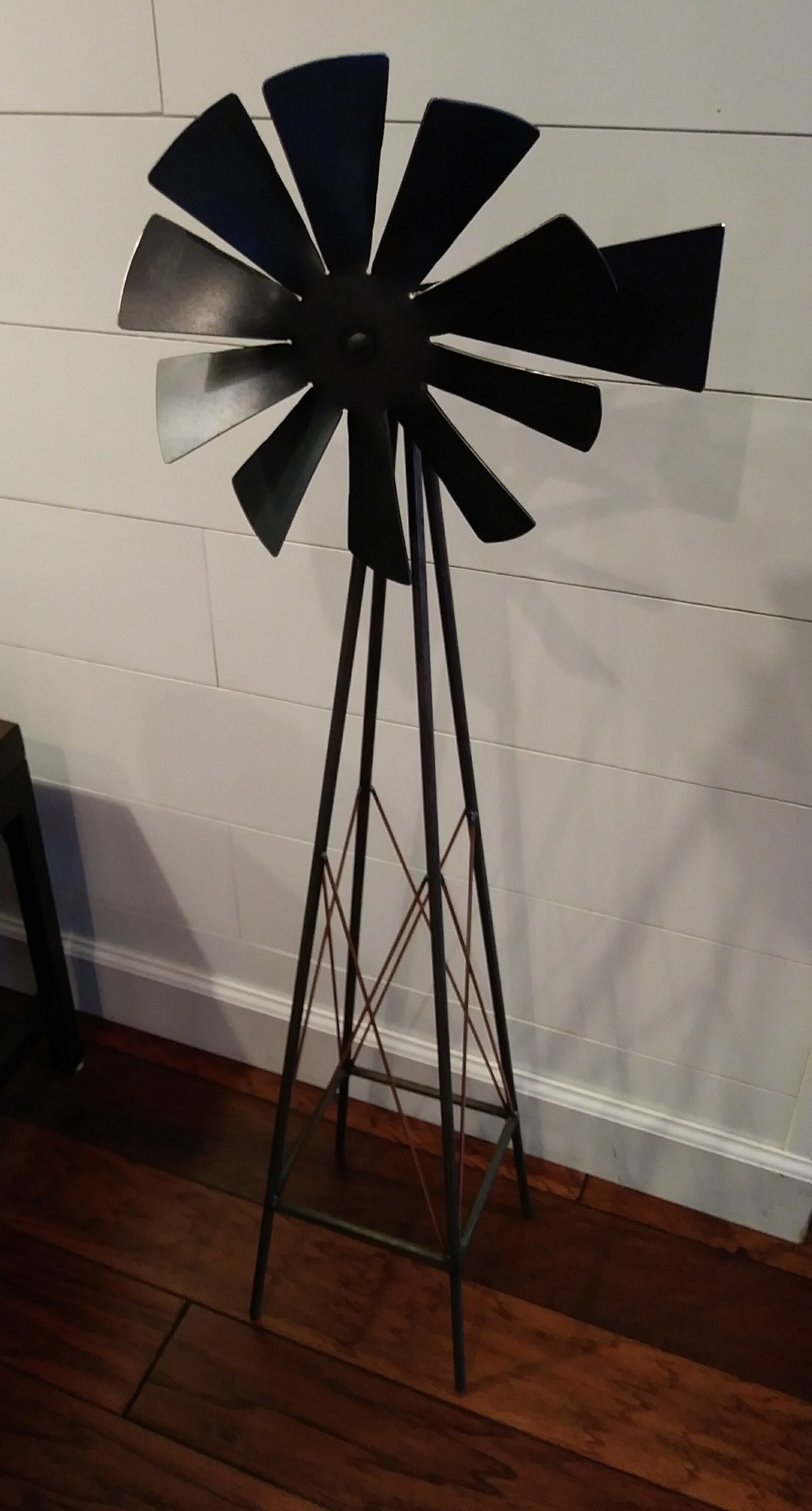 Metal Windmill Tower Handmade Free Standing Windmill Etsy