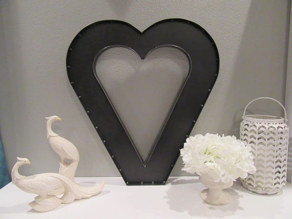 24 Metal Heart Wedding Decor Custom Large Heart Etsy