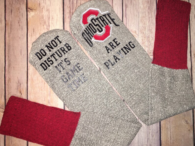 Ohio State Do not disturb It\u2019s game time socks