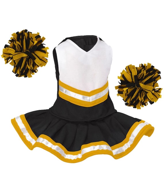 Black and gold cheer uniform hotsell
