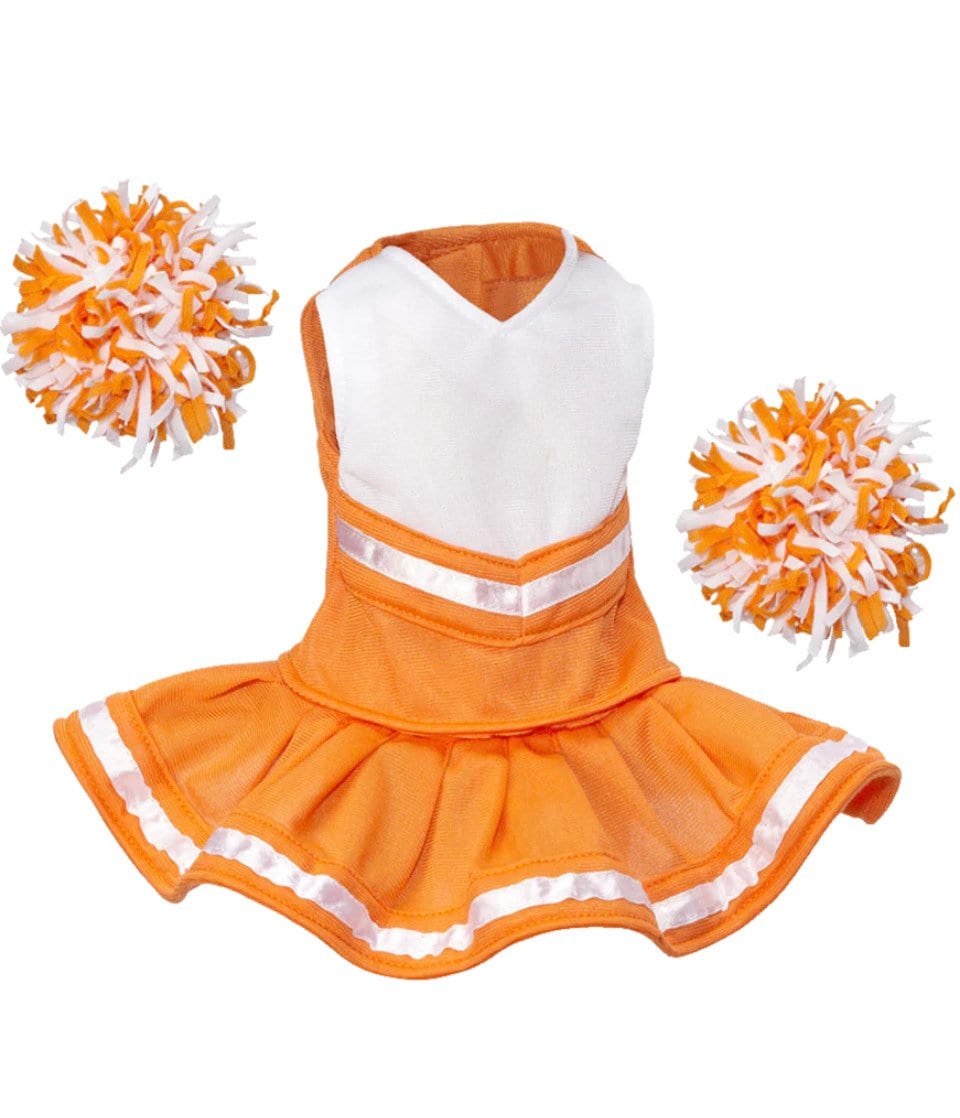 ORANGE Cheerleader Outfit 18 Inch Doll Cheer Outfit Can Be Personalized With Name or Logo Etsy UK