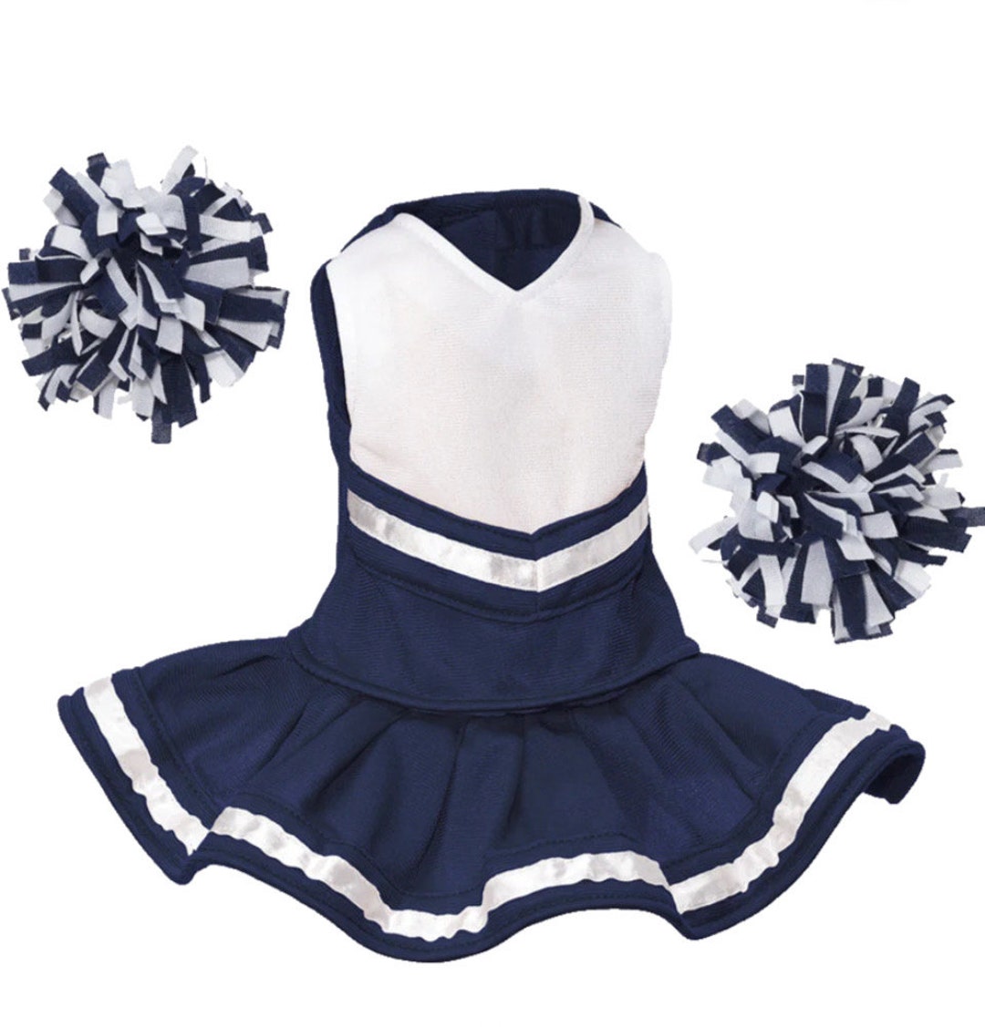 NAVY Cheerleader Outfit, 18 Inch Doll Cheer Outfit, Can Be Personalized ...