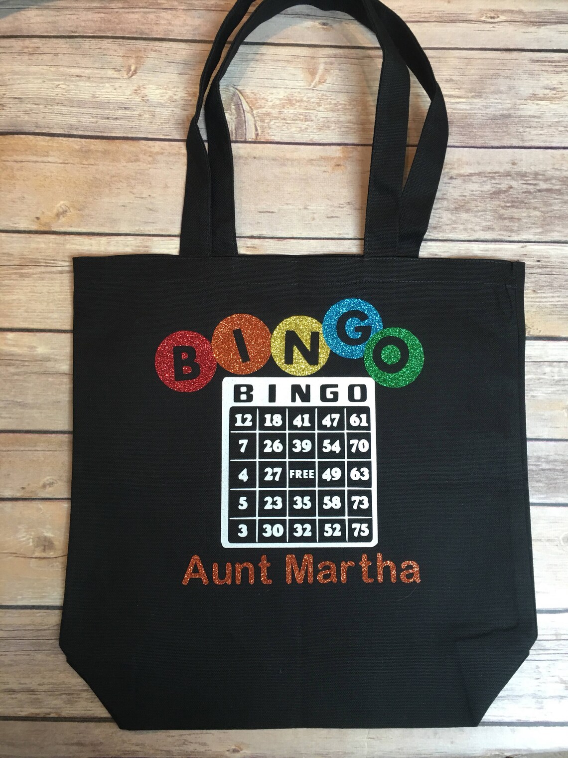 Personalize bingo bag Etsy