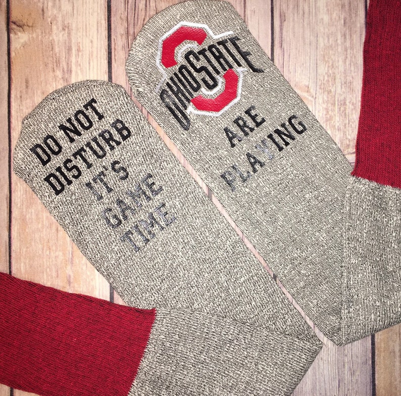 Ohio State Do not disturb It\u2019s game time socks
