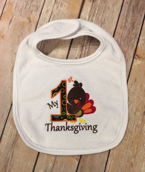 1st thanksgiving bib