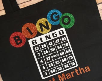 Personalize bingo bag