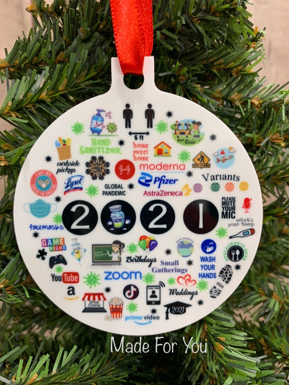 Pandemic cheap christmas ornament