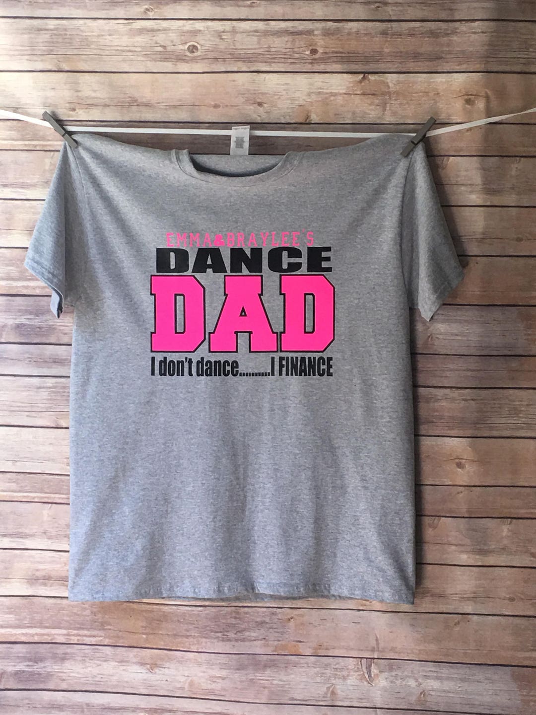 Personalized Dance Dad Shirt Etsy