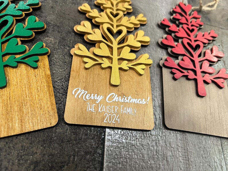 Personalized Wooden New Jersey Christmas Ornament, Personalized, Zip