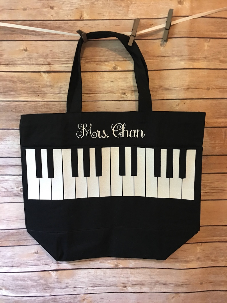 Large Personalized Piano Bag Etsy
