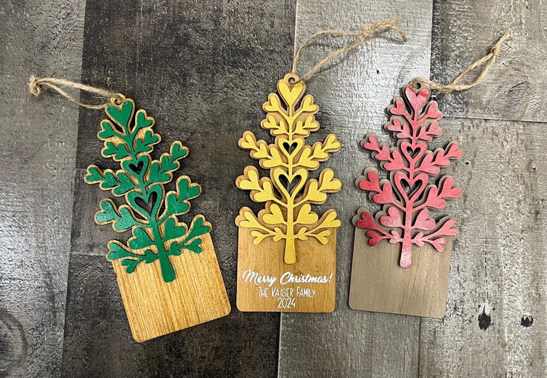 Personalized Wooden New Jersey Christmas Ornament, Personalized, Zip