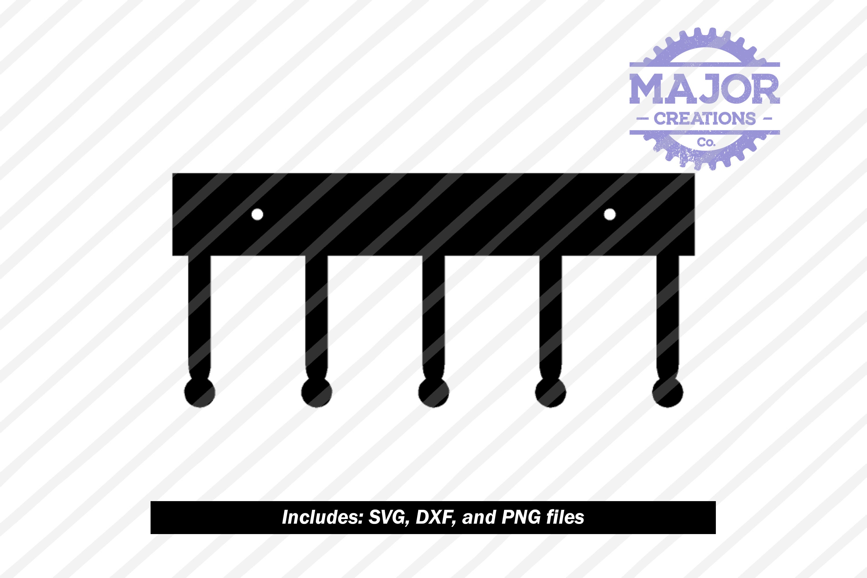 Basic Key Holder Instant Download DXF PNG SVG Plasma metal Etsy