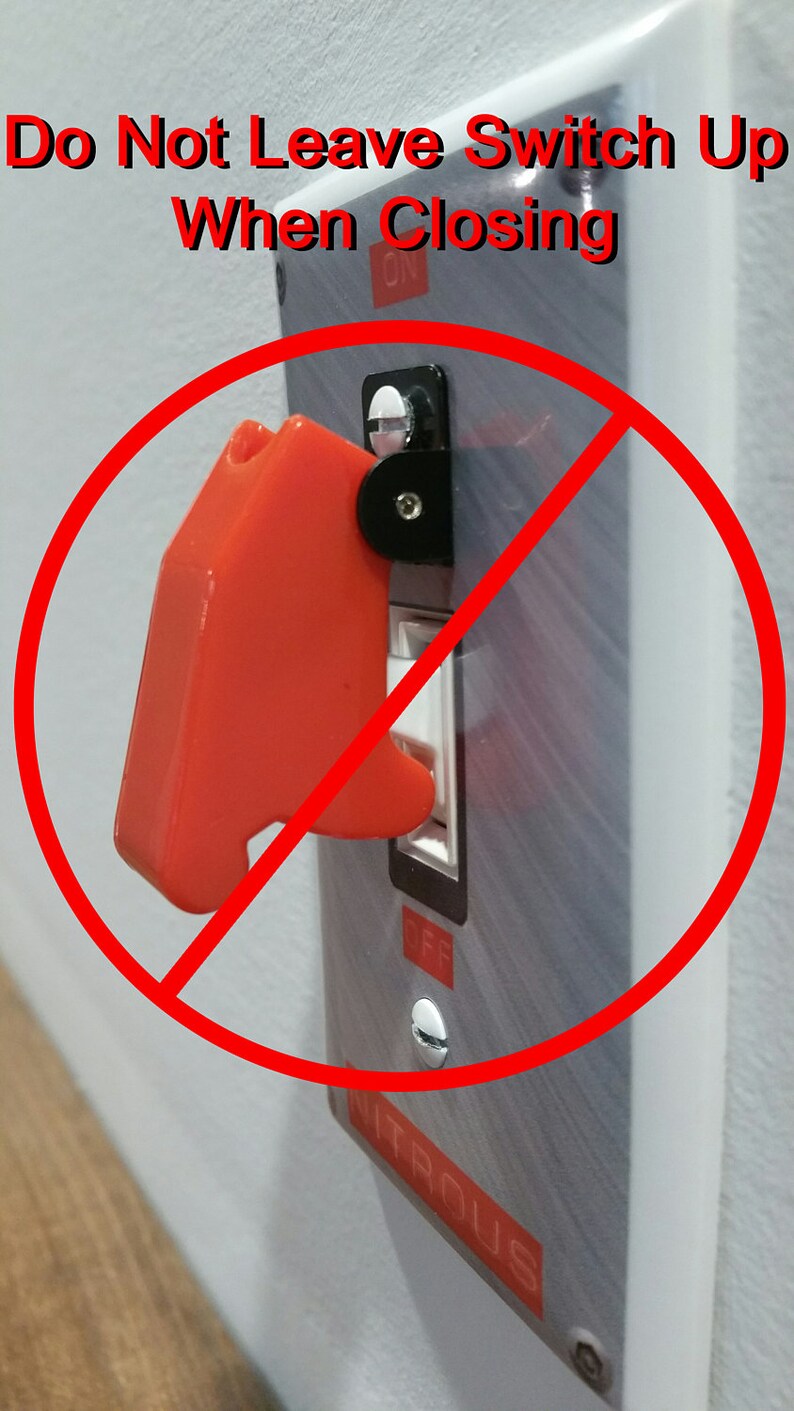 NITROUS Light Switch with Toggle Wall Plate Cover N2O NOS Etsy