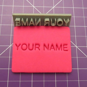 Custom Cookie Stamp | Fondant Stamp | Name stamp | Personalized stamp