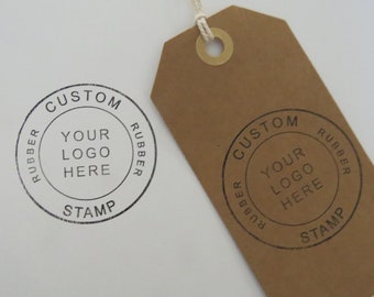 Rubber Stamp, Custom Logo Rubber Stamp, Business Custom Wooden Stamp, Wood Block Stamp, Business Logo Stamp