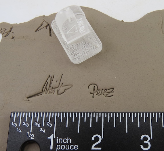 Actual Handwriting Signature Pottery Stamp,  Custom Signature Stamp, Polymer Clay Stamp, Pottery Stamp, Custom Ceramic Stamp, Clay Stamp,