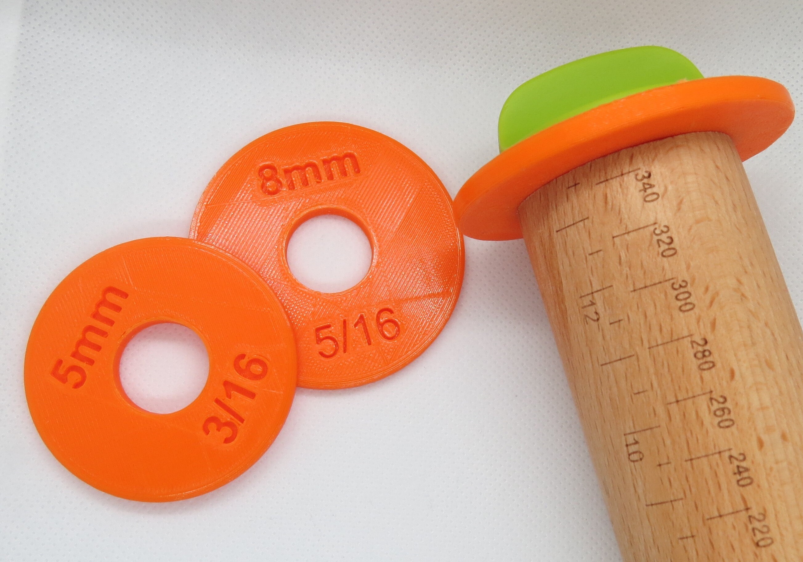 Rolling Pin Joseph Rolling Pin Guide Custom Adjustable Disc Etsy