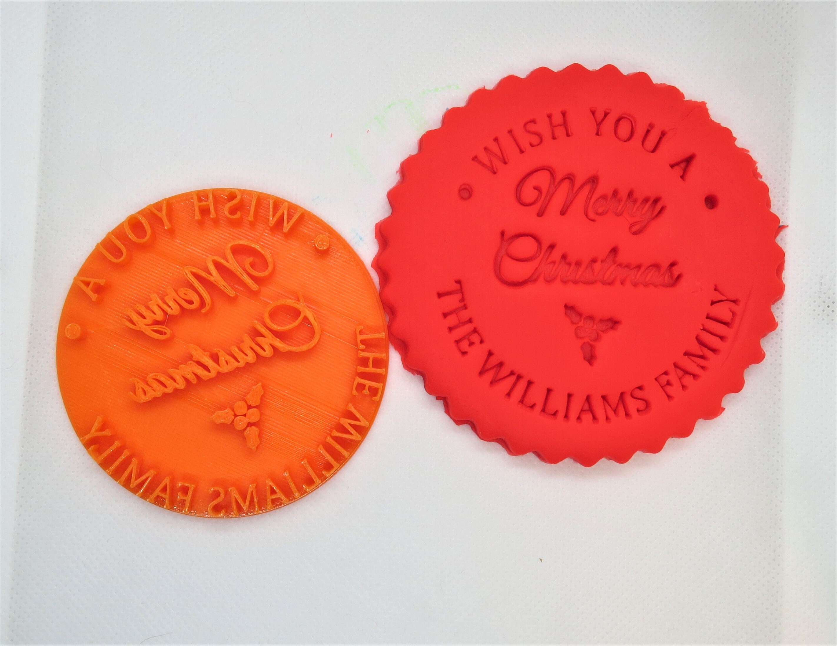 Custom Cookie Stamp Fondant Stamp Stampclay Stamp Etsy