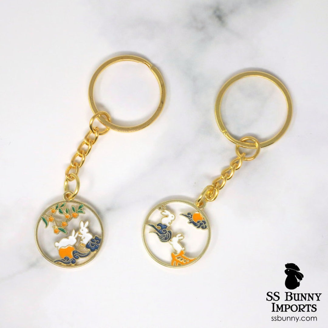 Fxxking Rabbits Dharma Keychain main image 1