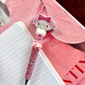 My Melody Pink Bling Beaded Pen