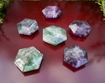 Fluorite Hexagon Crystal