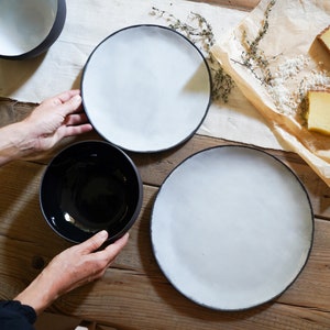 Dinner Plate - Salad Plate - Bowl, Ceramic Tableware Set