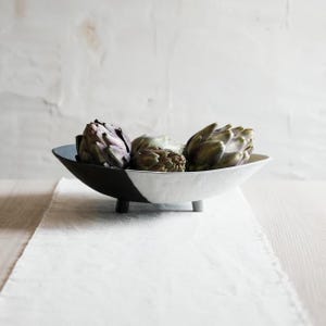 Cuenco grande de cerámica para centro de mesa - Frutero de gres