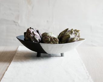 Large Ceramic Centerpiece Bowl- Stoneware fruit bowl