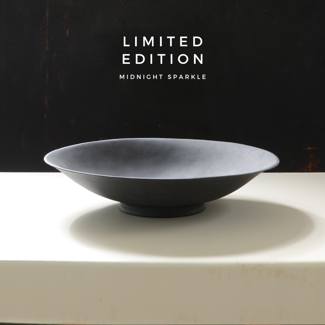 Black Decorative Bowl, Fruit Bowl Limited Edition Etsy