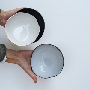 Set of 3 small bowls, Spices bowls, Ceramic small bowls, Trinket dish, Pinch Bowls image 4