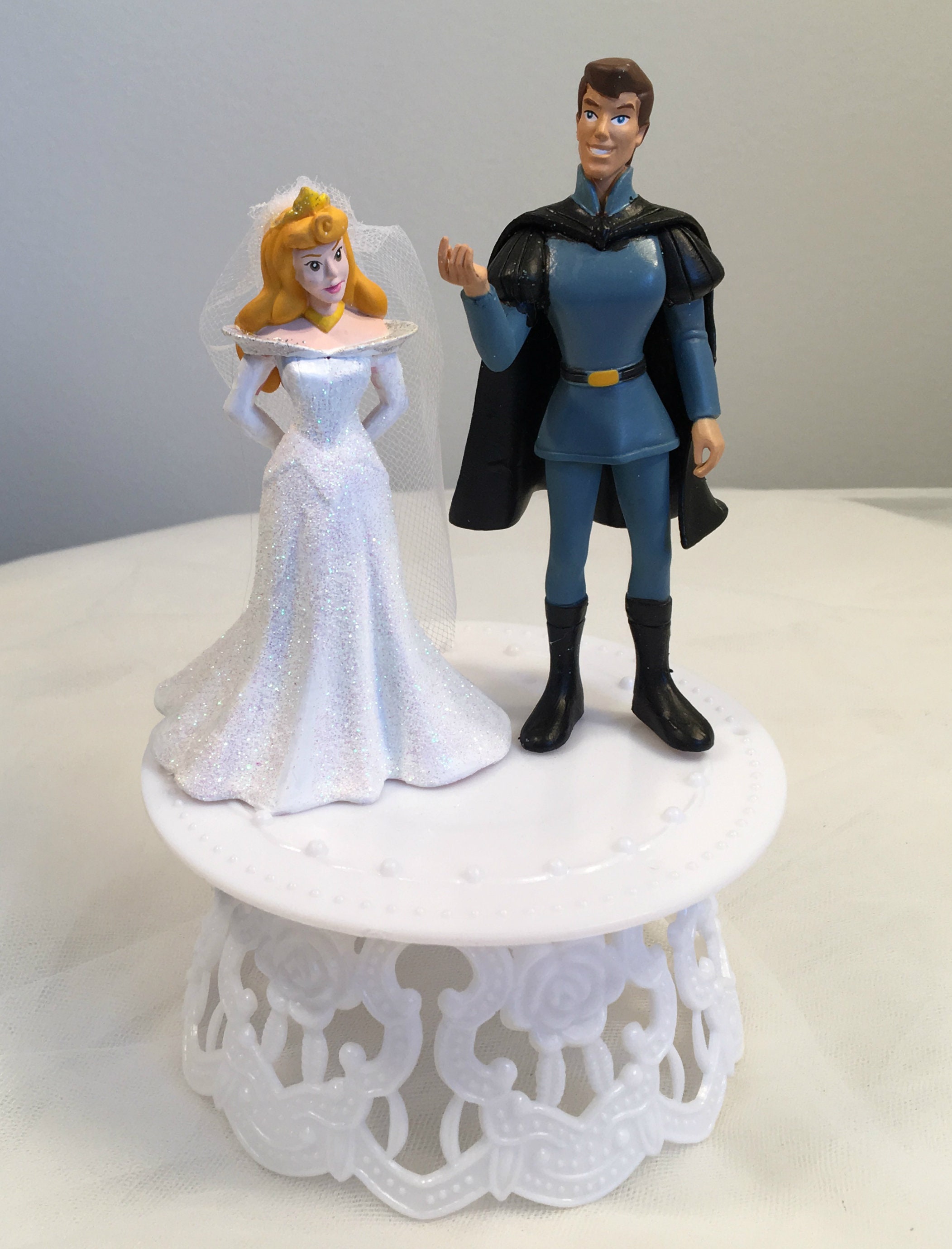 Diy Wedding Cake Topper Sleeping Beauty And Prince Phillip Etsy