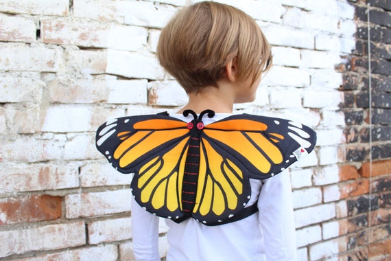 En stock Alas de disfraz de Halloween de mariposa monarca para