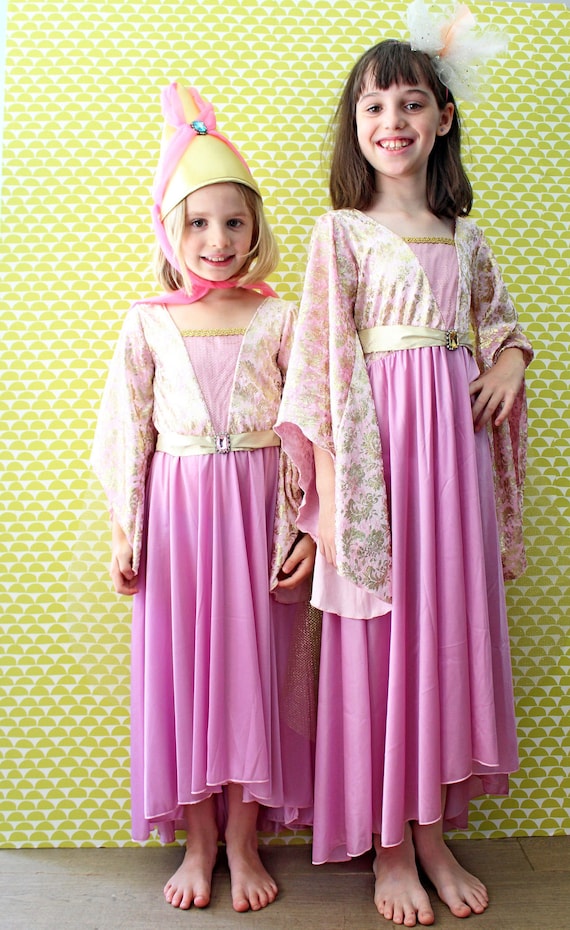 Deguisement Robe Princesse pour Aurora Robes 3 - 10 Ans Fille