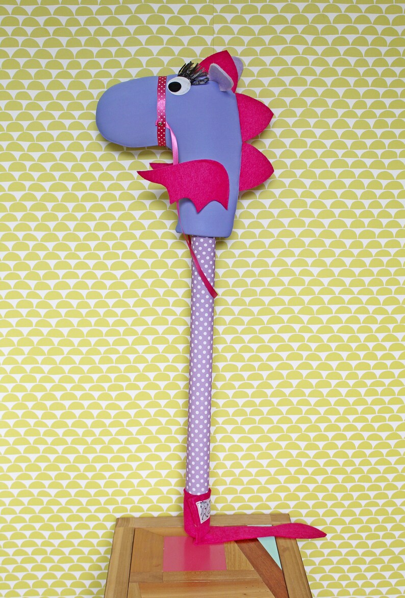 Stick horse toy hobby horse dragon stick horse stick Etsy