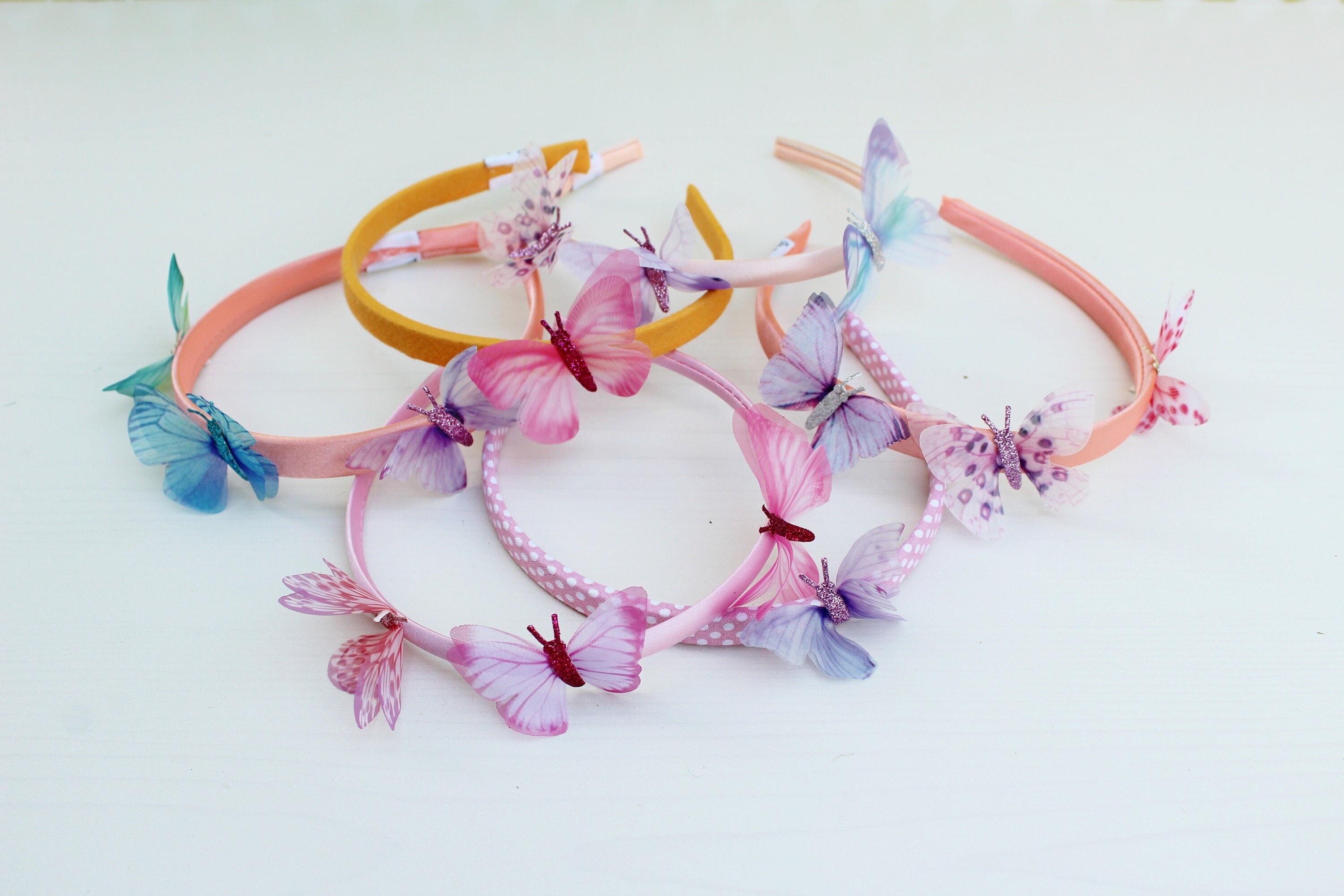 1 pezzo Fermaglio per capelli decorato con farfalla a rete in colori misti viola e rosa | SHEIN ALIA