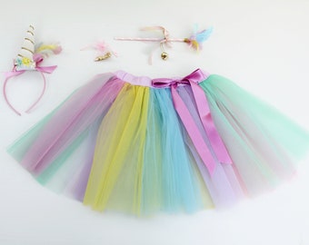 Gonna Tulle Vestito Unicorno Bambina Unicorno Set Per Bambina