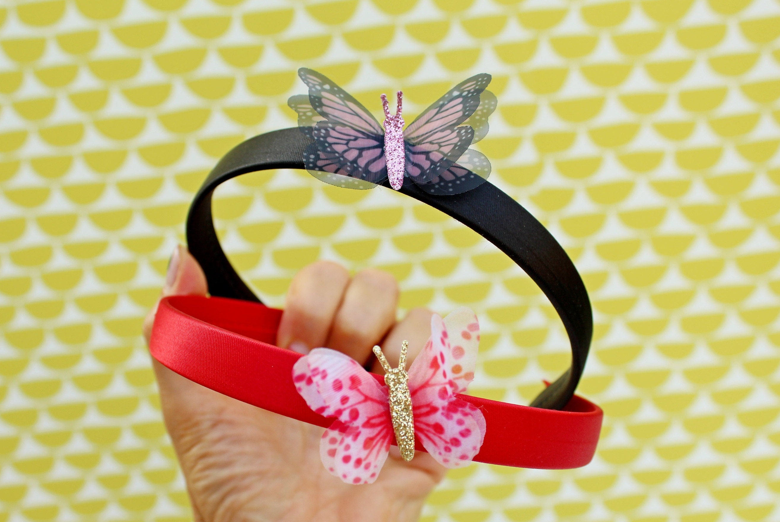 Butterfly Hairband, Girl Hair Band, Woman Hairband  display picture 2