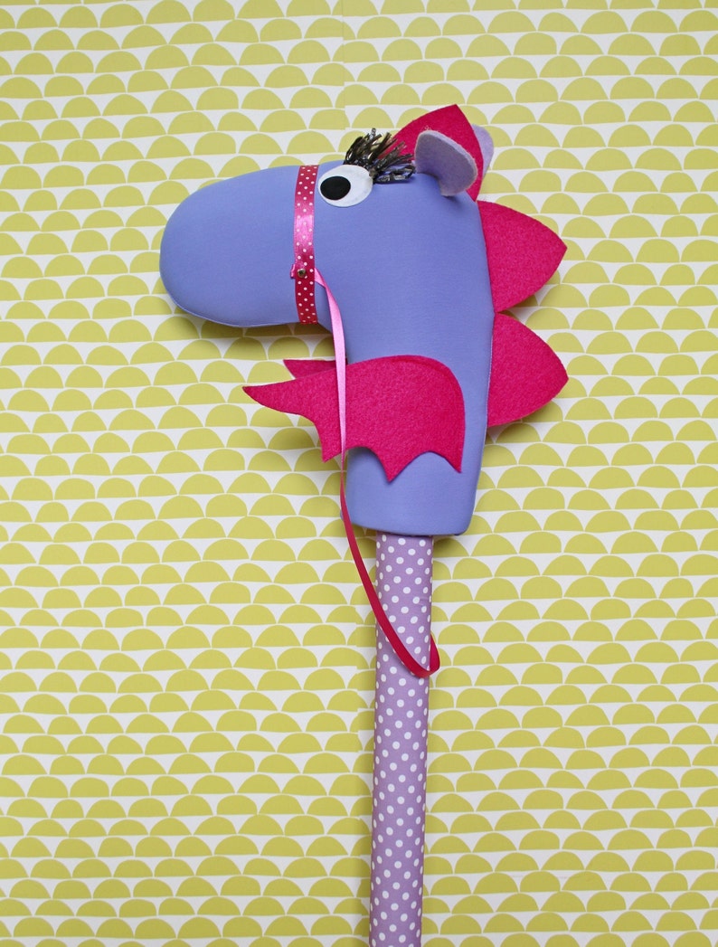 Stick horse toy hobby horse dragon stick horse stick Etsy