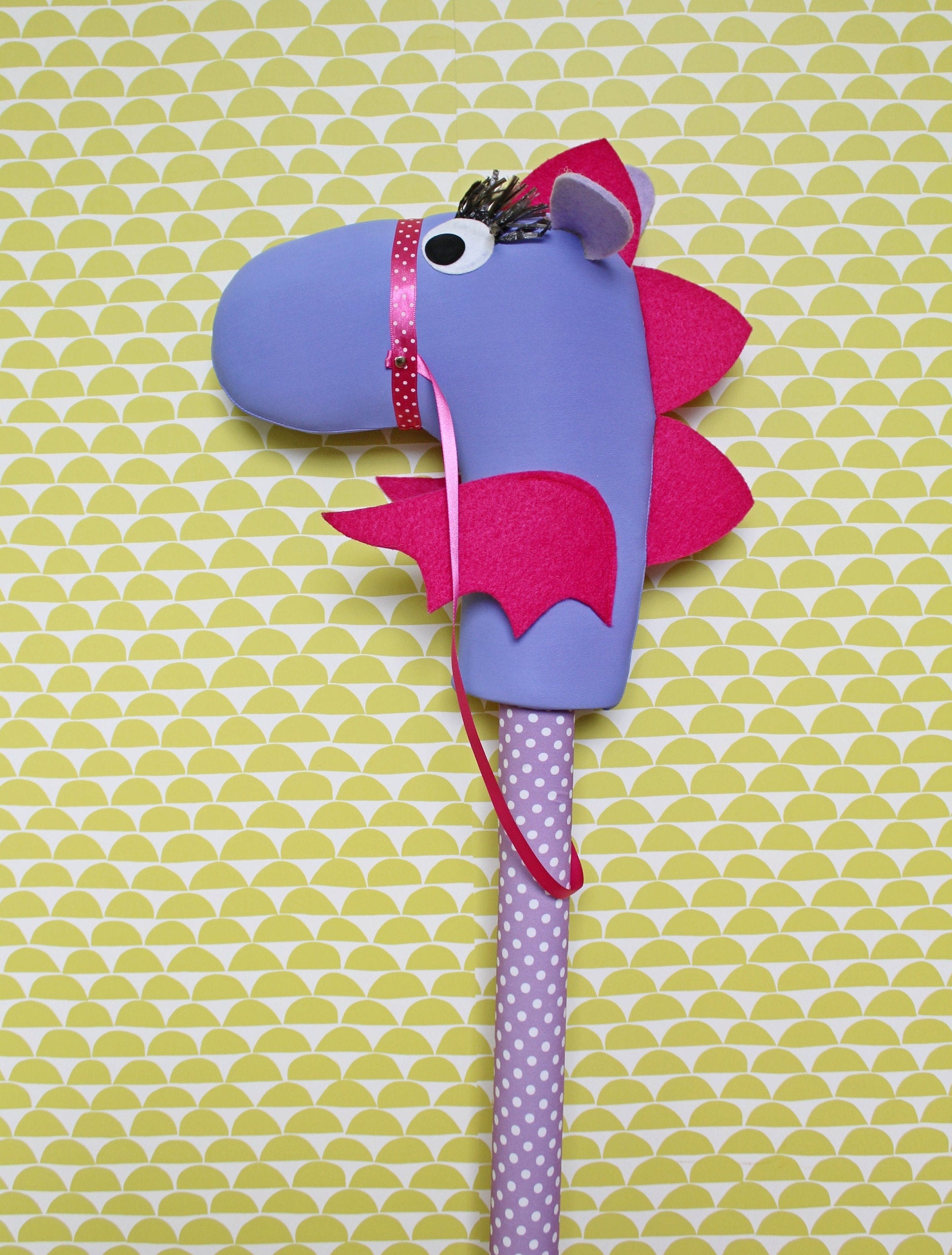 Stick horse toy hobby horse dragon stick horse stick Etsy