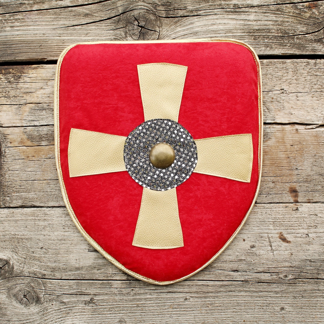 Knight Shield for Kids, Kids Knight Shield, Kids Crusader Shield, Kids ...