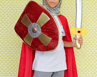 Costume Da Cavaliere Per Bambino Cofanetto Regalo Travestimento E Accessori Da Cavaliere Medievale 695278