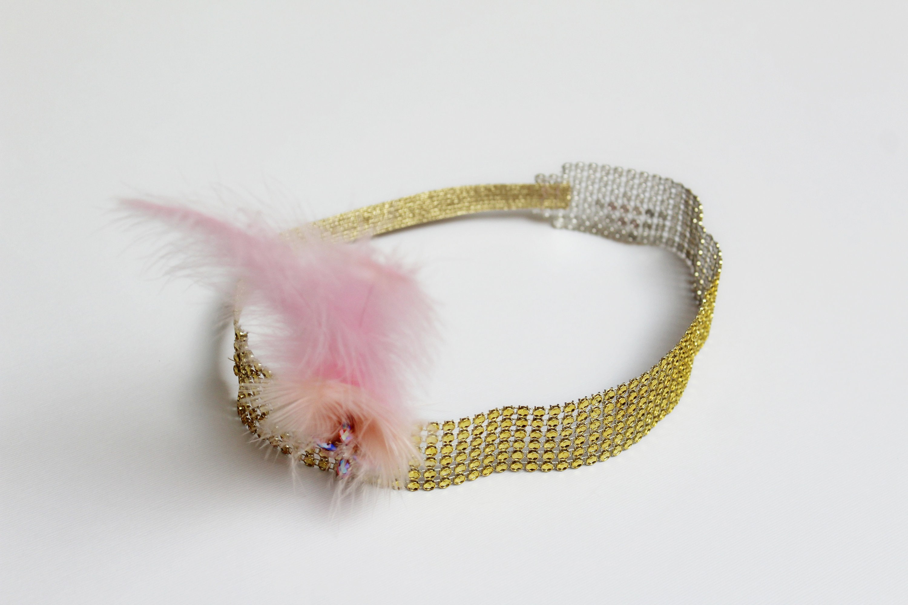 Fascia Capelli Anni '20 Con Piume E Strass - Stile Grande Gatsby Per Feste In Maschera E Matrimoni - Foto 7