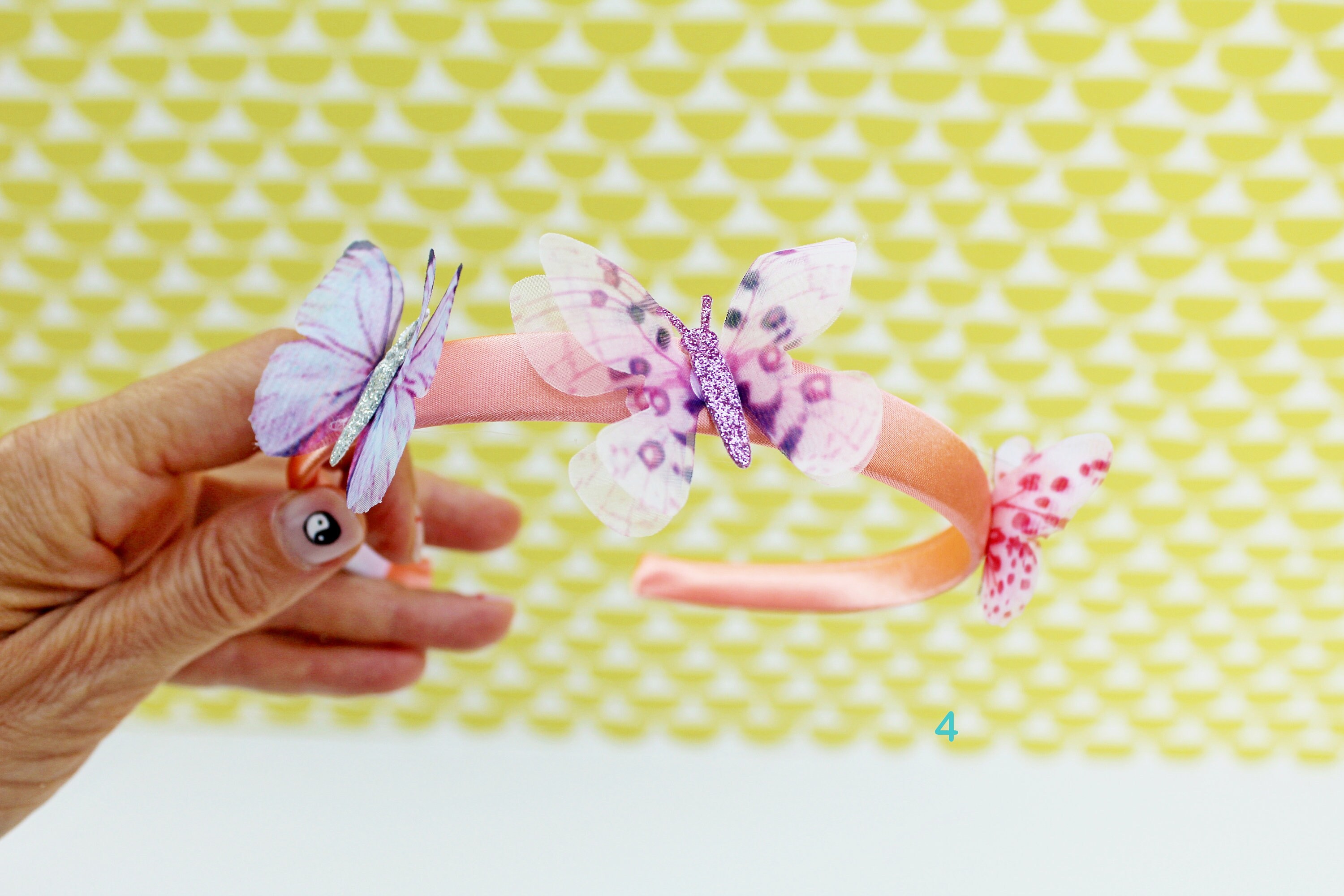 Set DIY De 88 Piezas Para Hacer Diademas De Mariposa – Manualidades Creativas Para Niñas De 4 A 10 Años