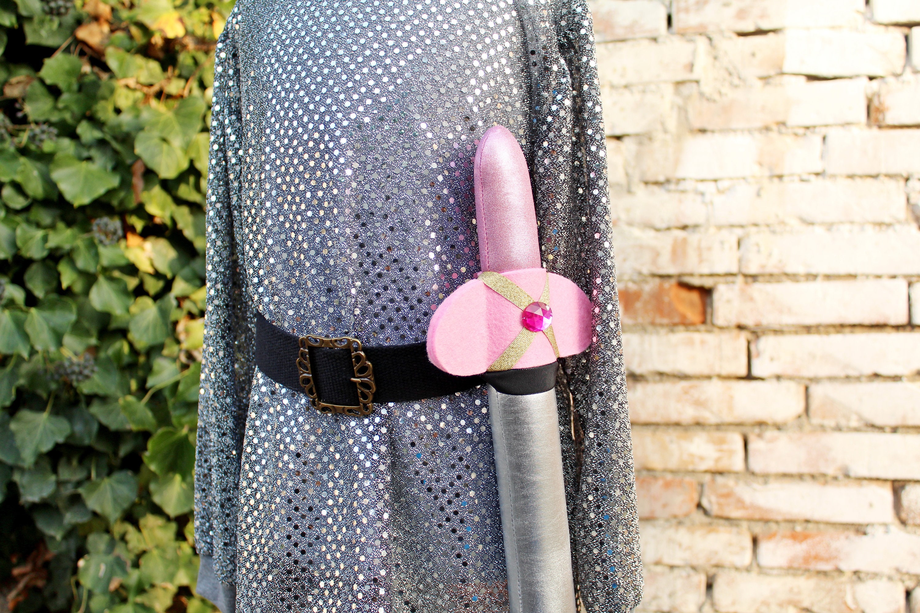 pink foam sword for girls, amazon toy soft sword, princess knight and princess warrior felt and foam sword, Tata Drama handmade toy sword