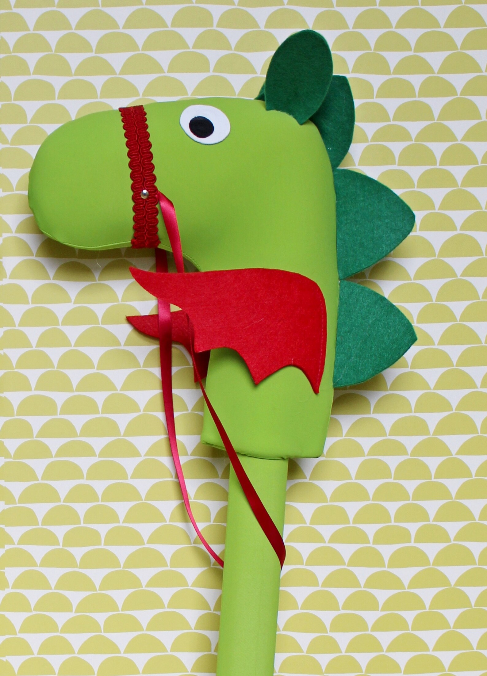 Stick Dragon Toy Stick Horse Dragon Stick Dinosaur to Play Etsy